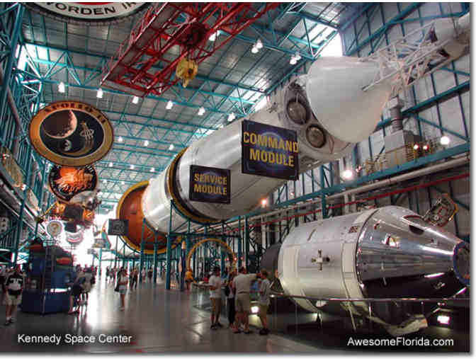 Kennedy Space Center Florida - Four (4) Admission Tickets