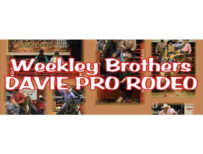 Davie Rodeo - Family 8 Pack of Rodeo Tickets for One (1) Event in 2017 Season