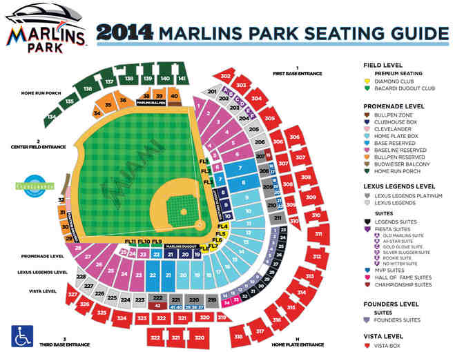 Miami Marlins - Four (4) Baseline Reserved Tickets to a 2018 Regular Season Home Game - Photo 2