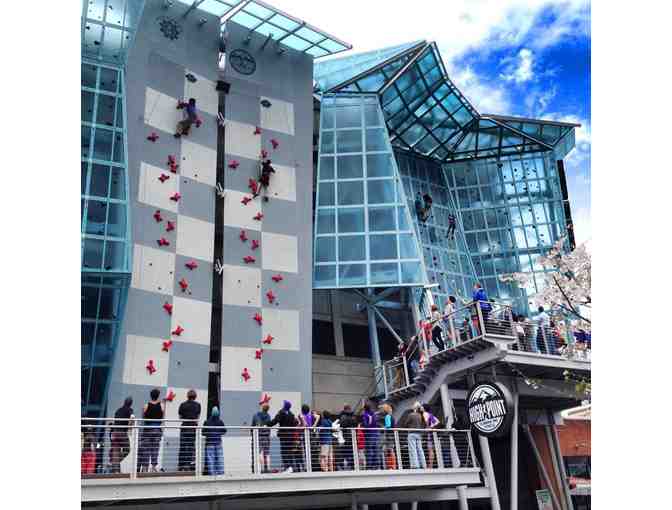 High Point Climbing & Fitness - Chattanooga, TN -A Family (up to four) Day Pass with Gear