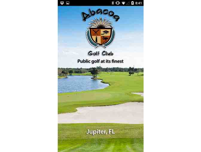 Abacoa Golf Club - Jupiter, Fl. - A Foursome (including carts)