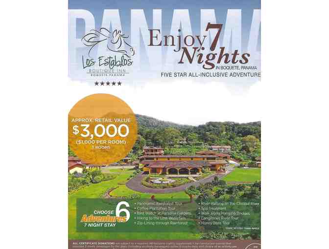 Los Establos Boutique Inn- Panama - Enjoy 7 Nights of Plantation Estate Accomodations