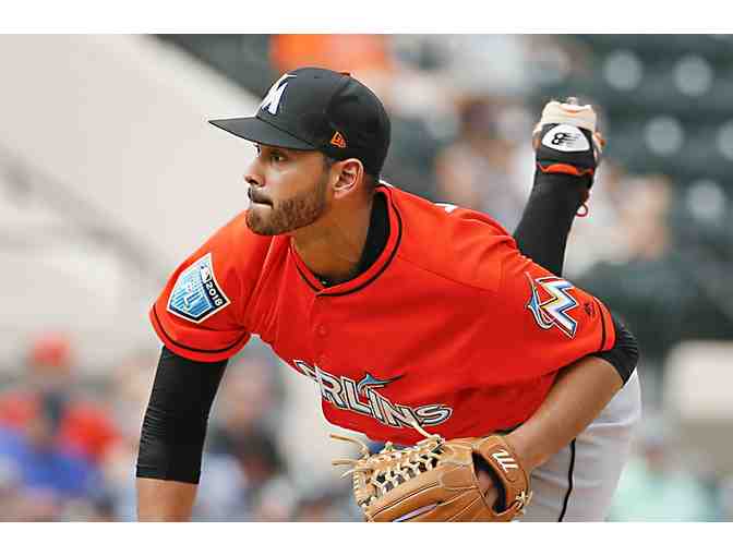 Miami Marlins - An 8 X 10 Autographed Photo of Pablo Lopez