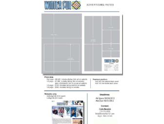 Advertising in the Winter Fun 101 (1/8th page)