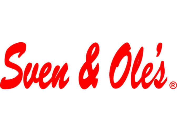 SVEN AND OLE'S PIZZA GIFT CARD $50