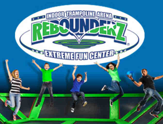 Rebounderz Trampoline Arena - Four (4) 1-Hour Jump Passes
