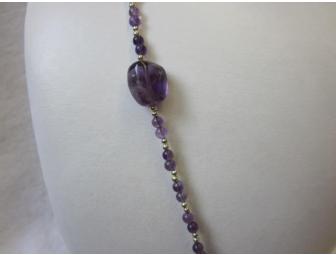 Amethyst and Sterling Necklace