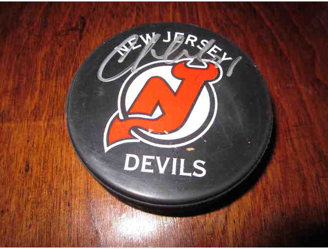 Authentic Autographed Puck - #35 Cory Schneider - NJ Devils
