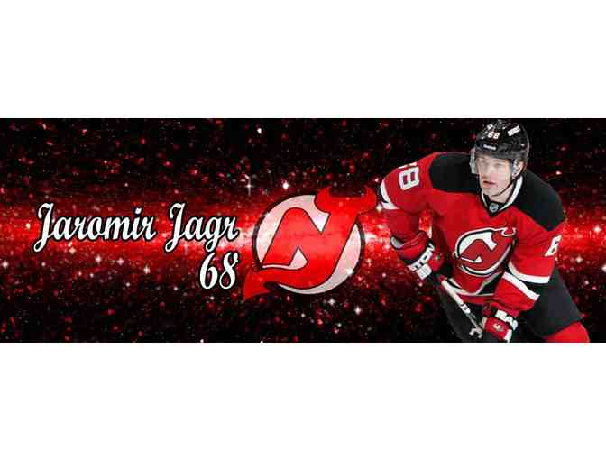 Authentic Autographed Puck - #68 Jaromir Jagr - NJ Devils