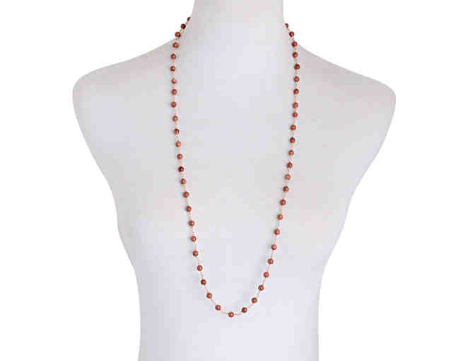 Goldstone Necklace (34 in)