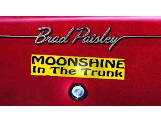 Autographed Brad Paisley Photo, Moonshine in the Trunk CD & Tee-Shirt , Country Nation Car