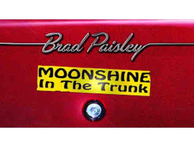 Autographed Brad Paisley Photo, Moonshine in the Trunk CD & Tee-Shirt , Country Nation Car
