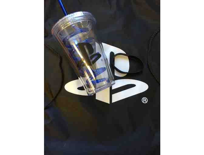 Two PS4 Games & PlayStation Swag! - Mindcraft & Knack - Rated Everyone 10+