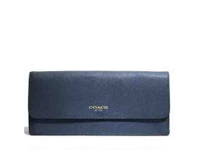 Coach Soft Wallet in Saffiano Leather