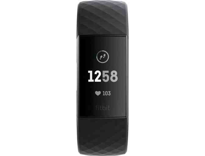 Fitbit - Charge 3 Activity Tracker + Heart Rate - Photo 1