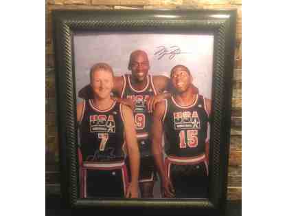 "Dream Team" Autographed Framed Photo