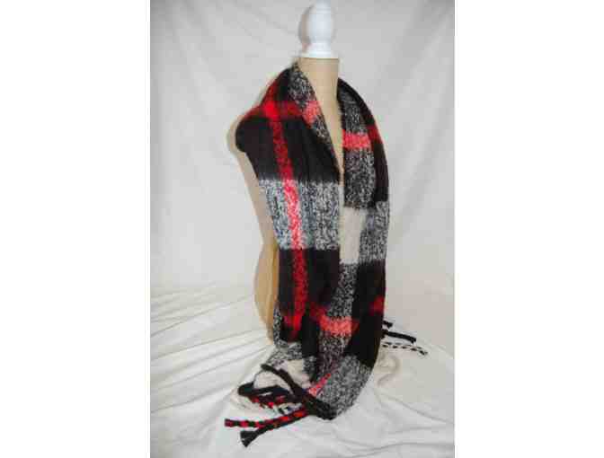 Warm Plaid Scarf