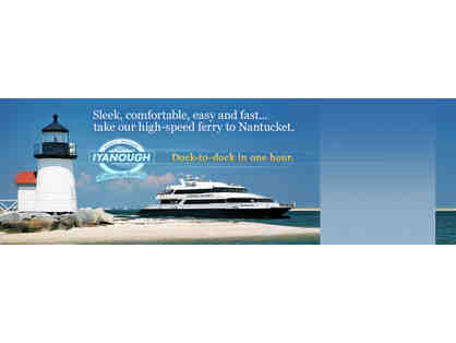 The Steamship Authority- 2 Round trip High Speed Ferry tickets