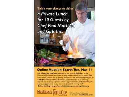 Eat Lunch and Do It For The Girls!