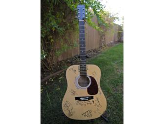 San Diego EXCLUSIVE! Signed Fender Starcaster Acoustic Guitar