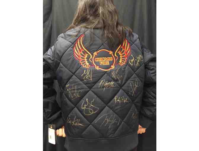 'Chicago Fire' Jacket Autographed by Cast