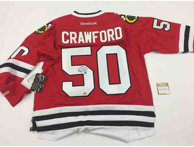 Autographed Corey Crawford Jersey