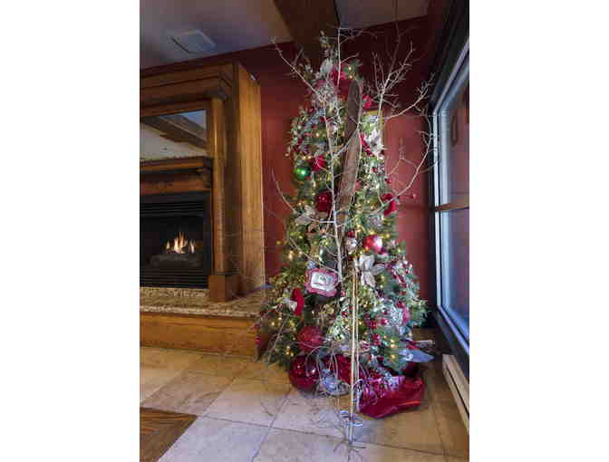 Rustic Glitter Traditional Tree - Park City Museum @ Treasure Mountain Inn