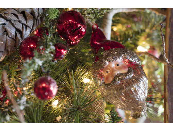 Rustic Glitter Traditional Tree - Park City Museum @ Treasure Mountain Inn