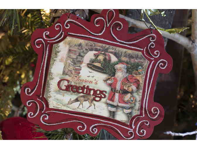 Rustic Glitter Traditional Tree - Park City Museum @ Treasure Mountain Inn