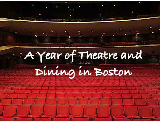 A Year of Theatre and Dining in Boston