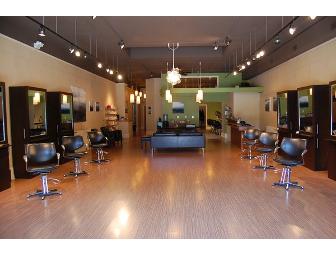 $110 at Station 8 Salon (Massage and Haircut) - Jamaica Plain, MA