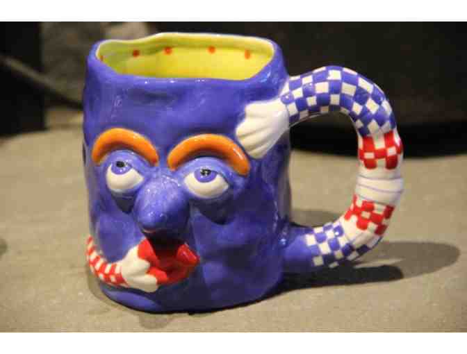 8 Whimsical Mugs by Judie Bomberger