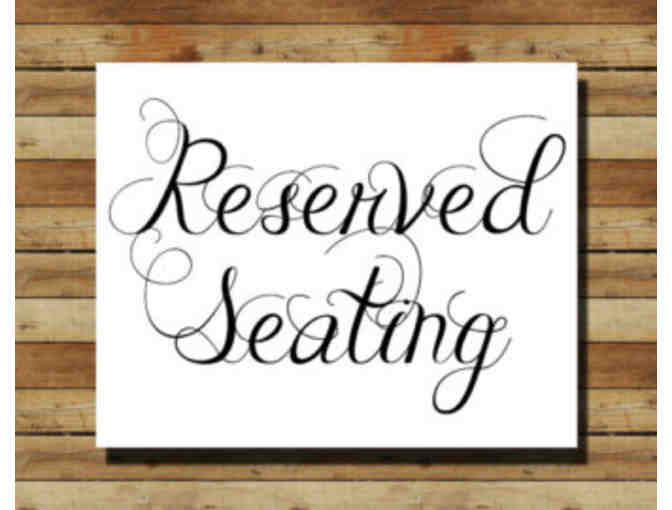 Reserved Front Row Seats to 6th Grade Promotion (Set of 2)