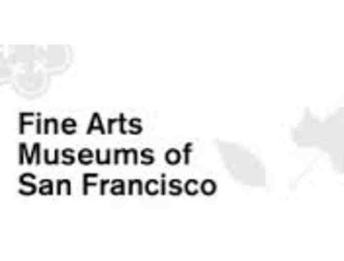 Fine Arts Museum of SF Guest Passes for 4