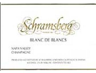 Schramsberg 1999 Blanc de Blancs Sparkling Wine - 1.5 L in Wooden Box
