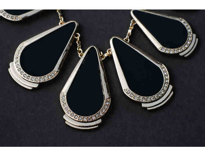 Art Deco Inspired Black Necklace