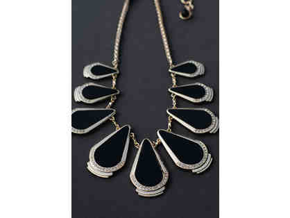 Art Deco Inspired Black Necklace