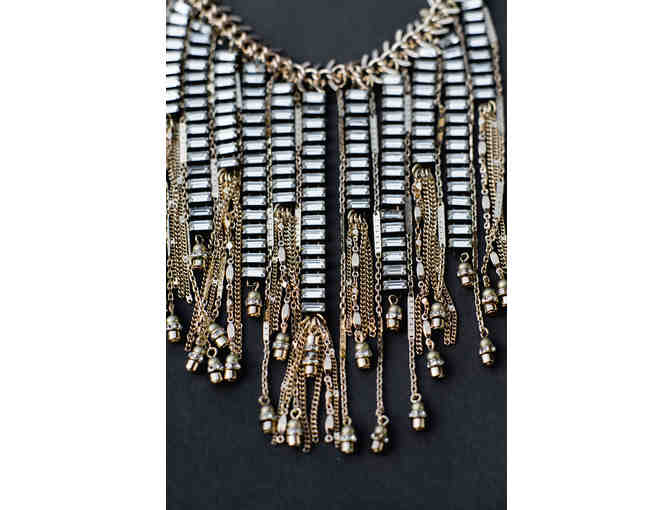 Art Deco Inspired Bib Necklace
