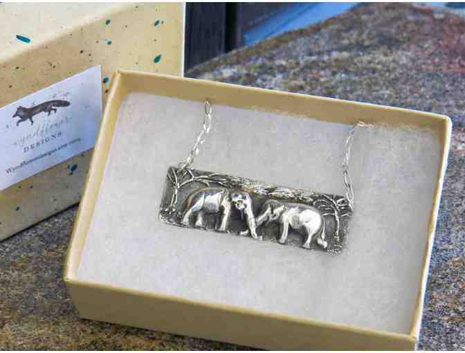 Maia & Guida Silver Pendant Necklace commissioned by GSE - one of a kind!