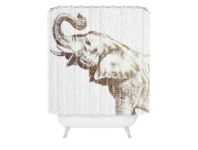 Stunning High Quality 'THE WISEST ELEPHANT' Shower Curtain