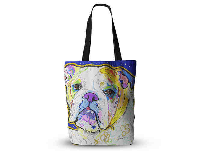 Two Tote Bags for Dog Lovers: Pug Terrier & Bull Dog
