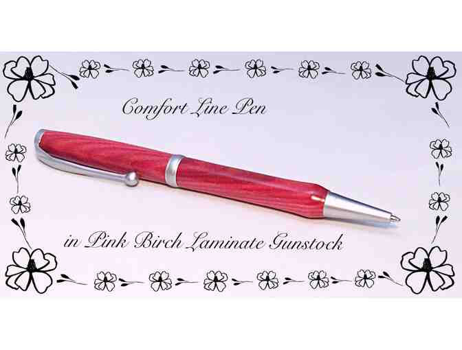 Comfort Line Pen in Satin & made with Pink Birch Gunstock