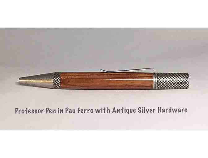 Antique Silver Professor Pen in Pau Ferro