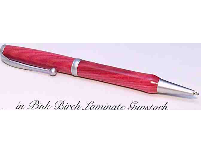 Comfort Line Pen in Satin & made with Pink Birch Gunstock