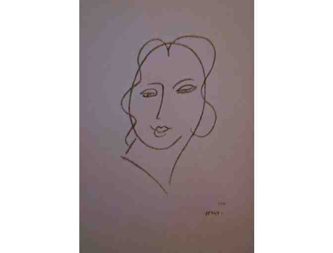 Two Extremely Rare, Initialed Lithographs by Henri Matisse