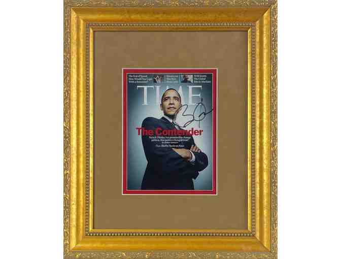President Barack Obama Autographed Time Magazine Cover with Certificate of Authenticity - Photo 1