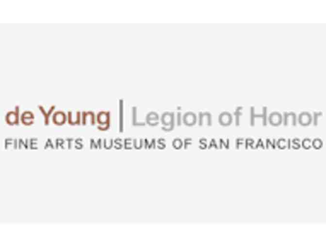Fine Arts Museums of San Francisco, San Francisco: Four VIP general admission passes.. - Photo 1