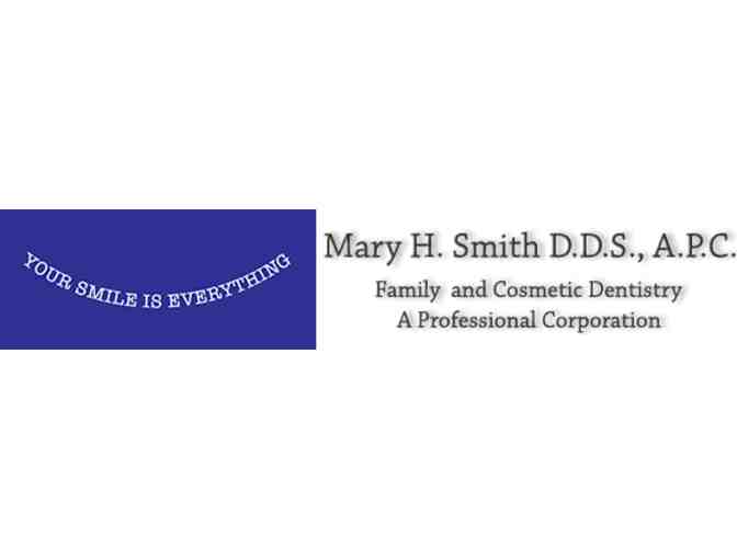 Mary H. Smith, DDS, Orinda: $100 rewards card for new patients.