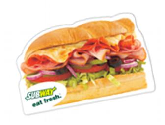 Subway, Moraga: Six gift certificates for a six-inch sub.