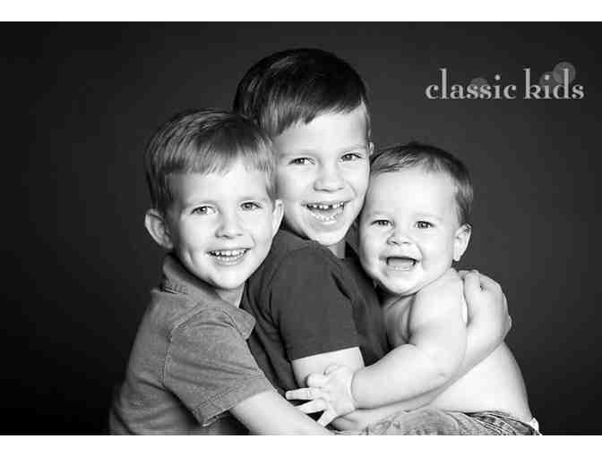 Classic Kids Photography - Weekday Sitting for up to 2 children & 8 x 10' photo